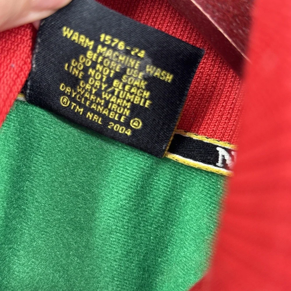 Vintage South Sydney Rabbitohs Authentic NRL Track Jacket 2004 Rugby Mens 2XL‎